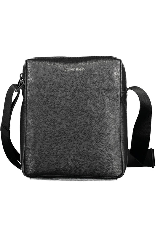 Calvin Klein Sleek Black Eco-Conscious Shoulder Bag