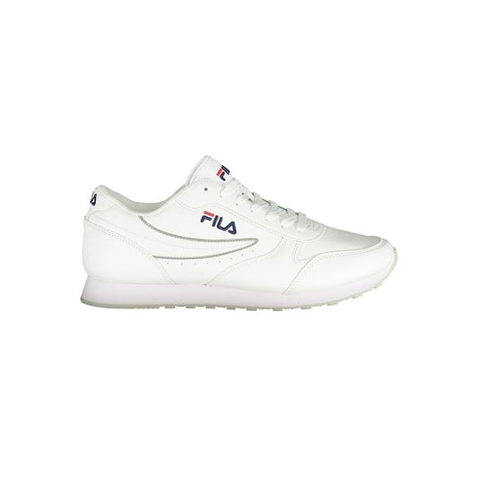 Fila Pristine White Sports Sneakers with Contrast Accents