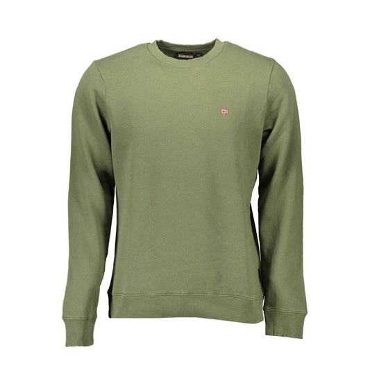 Napapijri Emerald Cotton Blend Crewneck Sweater
