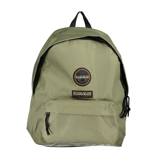 Napapijri Eco-Conscious Green Backpack with Sleek Design