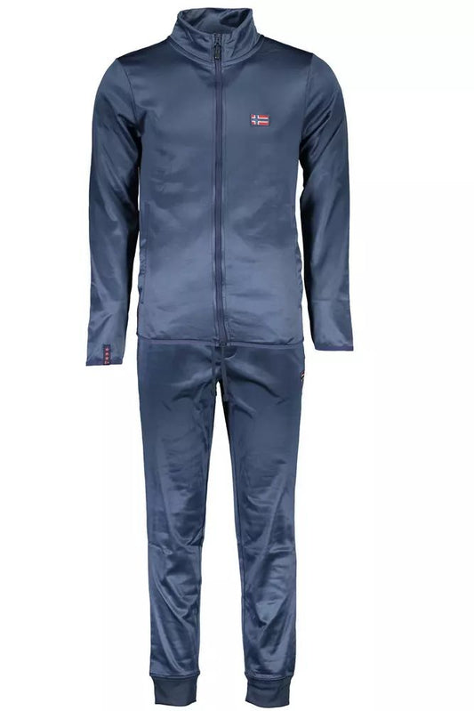Norway 1963 Chic Blue Tracksuit Set