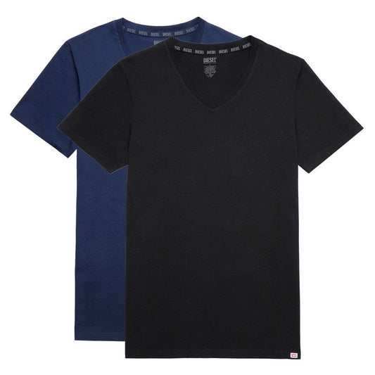 Diesel Chic V-Neck Cotton Tees Duo Pack