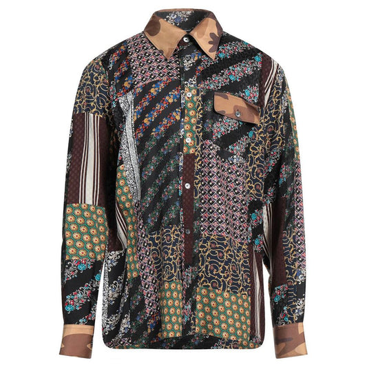 Dolce & Gabbana Multicolor Silk Shirt