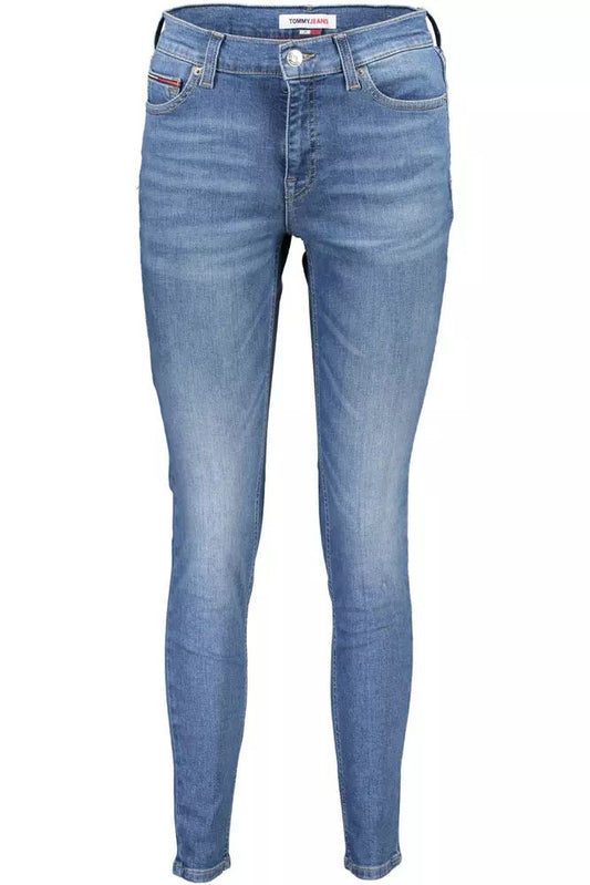 Tommy Hilfiger Chic Skinny Mid-Rise Jeans in Light Blue
