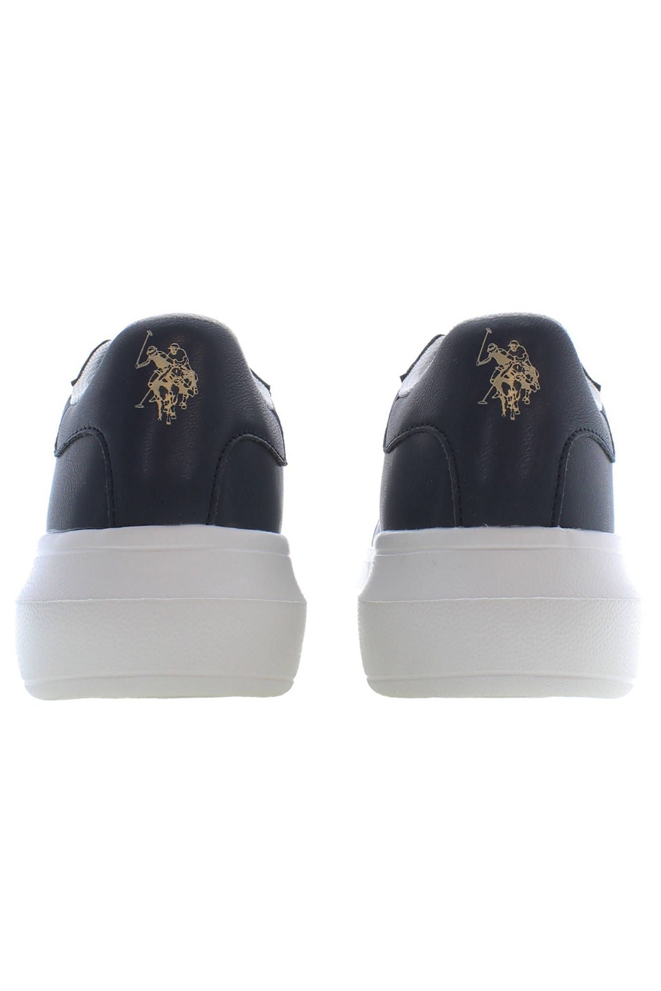 U.S. POLO ASSN. Chic Blue Lace-Up Sneakers with Logo Detail