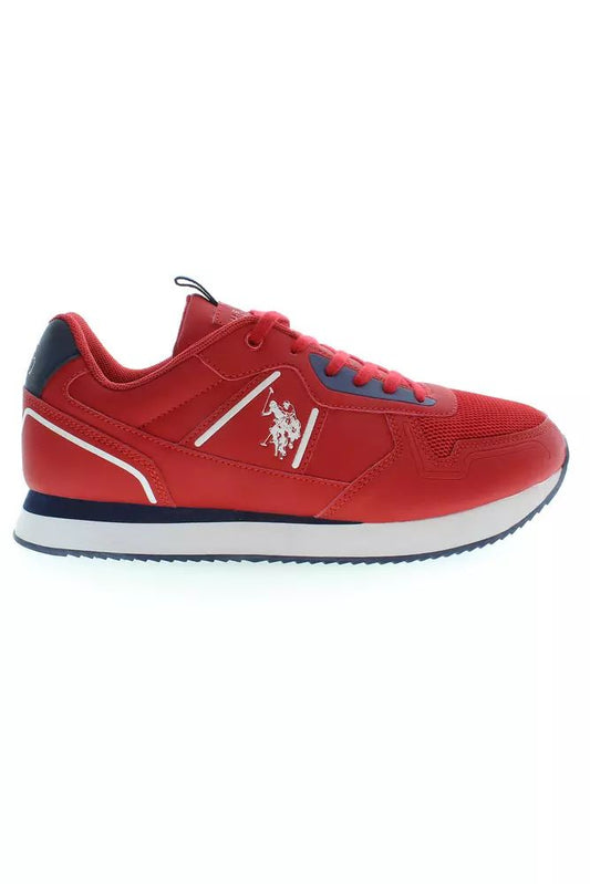U.S. POLO ASSN. U.S. Polo Pink Lace-Up Sports Sneakers