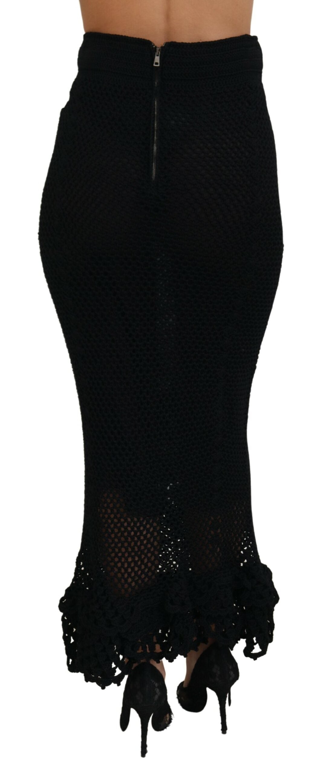 Dolce & Gabbana Elegant High Waist Mermaid Maxi Skirt