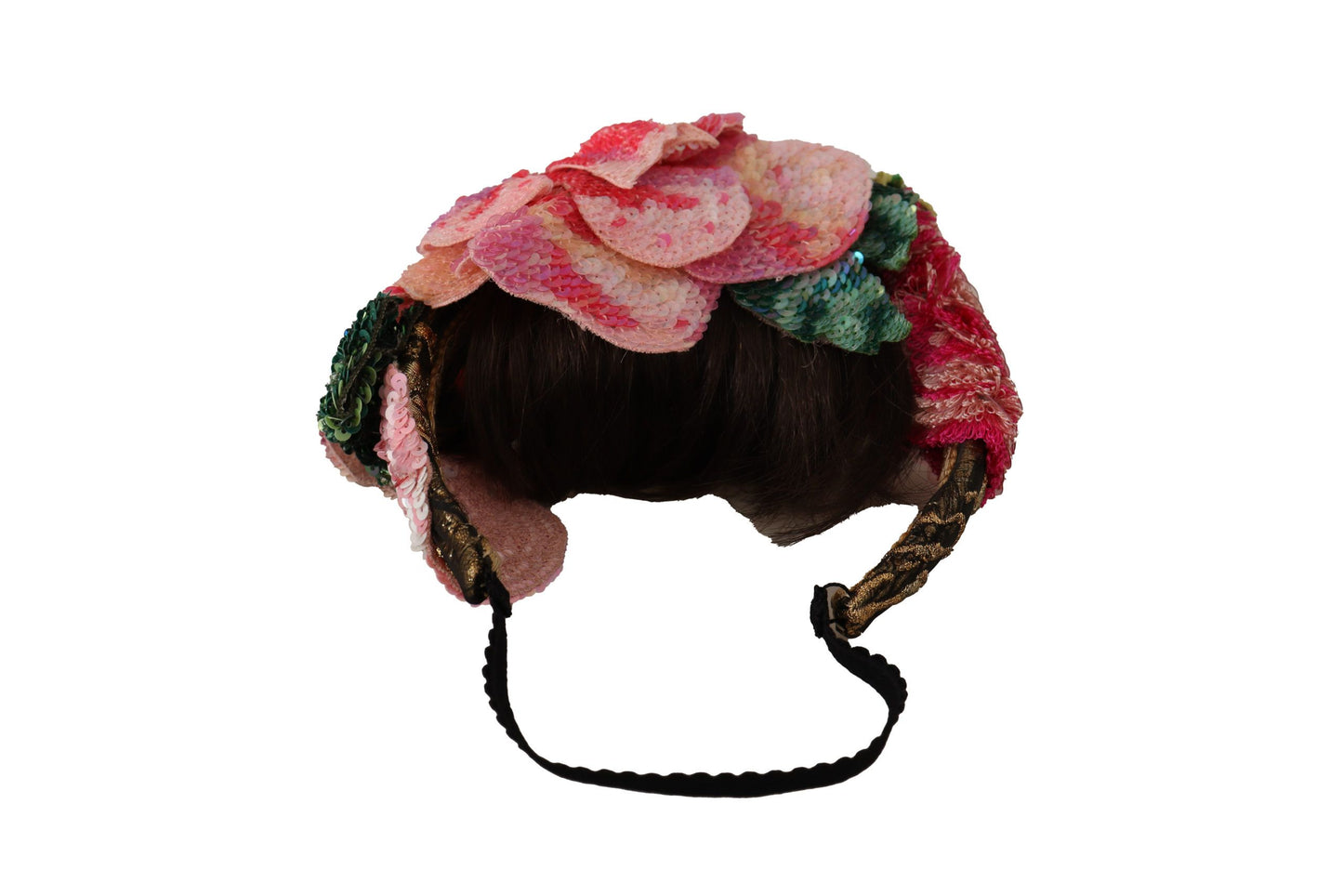 Dolce & Gabbana Multicolored Sequined Diadem Headband