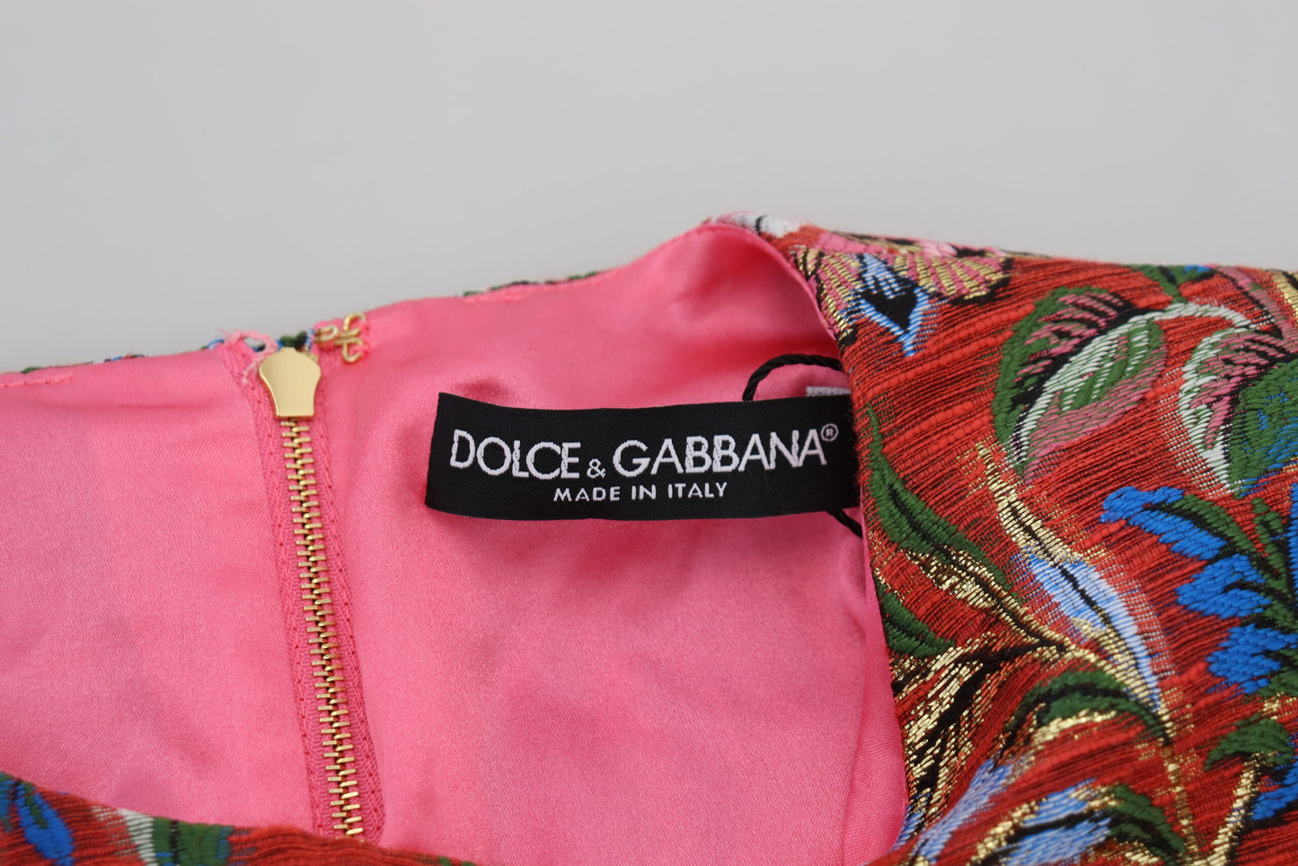 Dolce & Gabbana Elegant Red A-Line Mini Dress