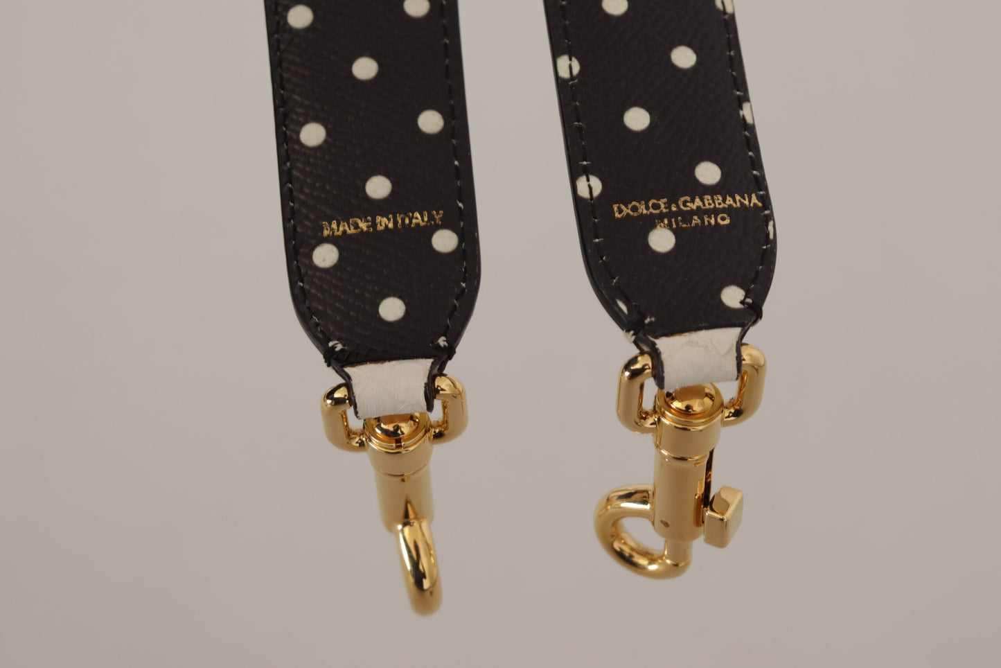 Dolce & Gabbana Elegant White Leather Shoulder Strap Accessory