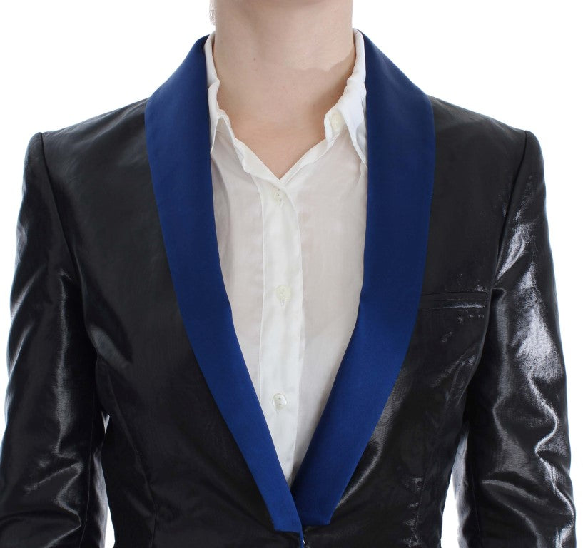 Exte schwarzblau zweiteiliger Anzug Rock & Blazer
