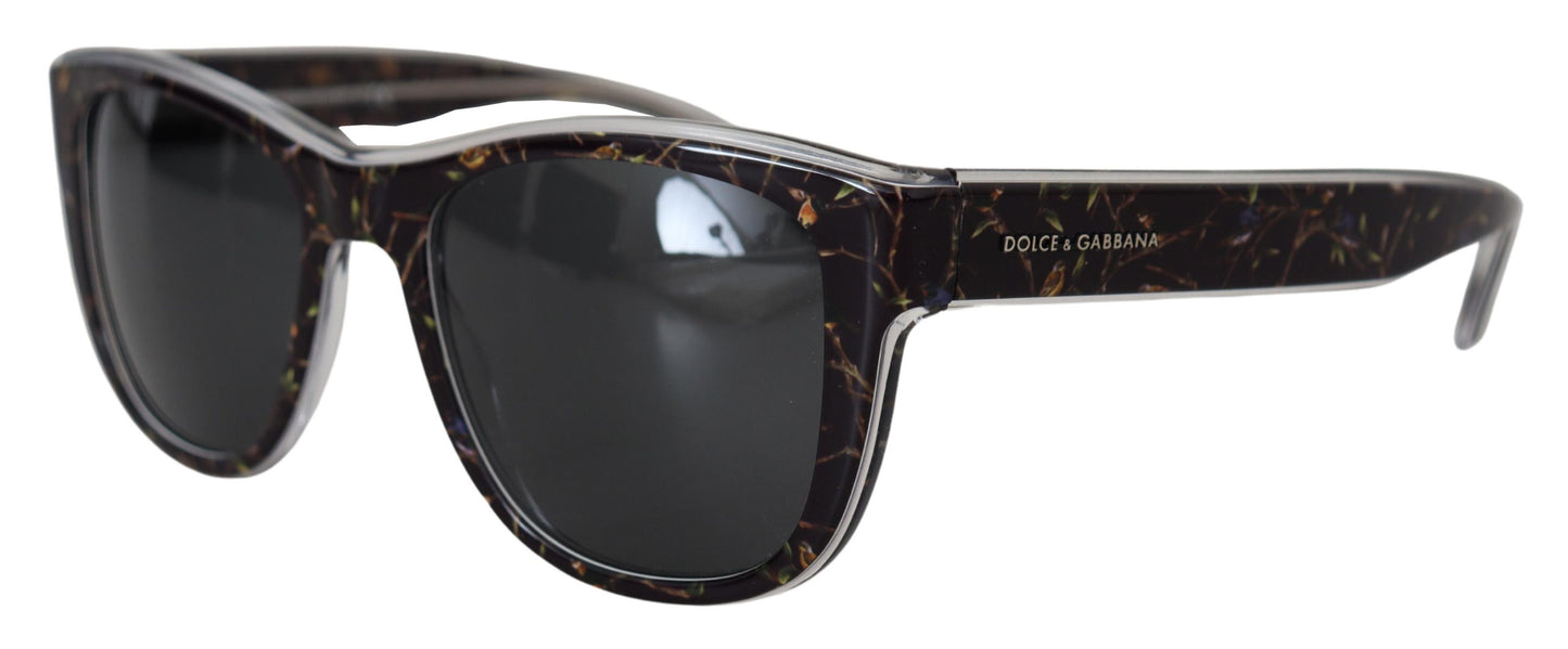 Dolce & Gabbana Black Bird Square Full Rim Acetate DG4284 Occhiali da sole