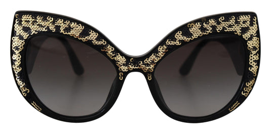 Dolce & Gabbana Black Gold Pincin Butterfly Polarisierte DG4326 Sonnenbrille