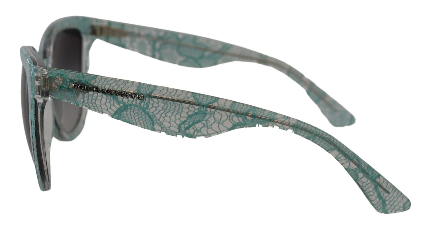 Dolce & Gabbana blu a acetato di acetato di acetato rotondo DG4190 occhiali da sole