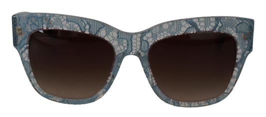 Dolce & Gabbana Blue Lace Acetat Kristall Schmetterling DG4231 Sonnenbrille