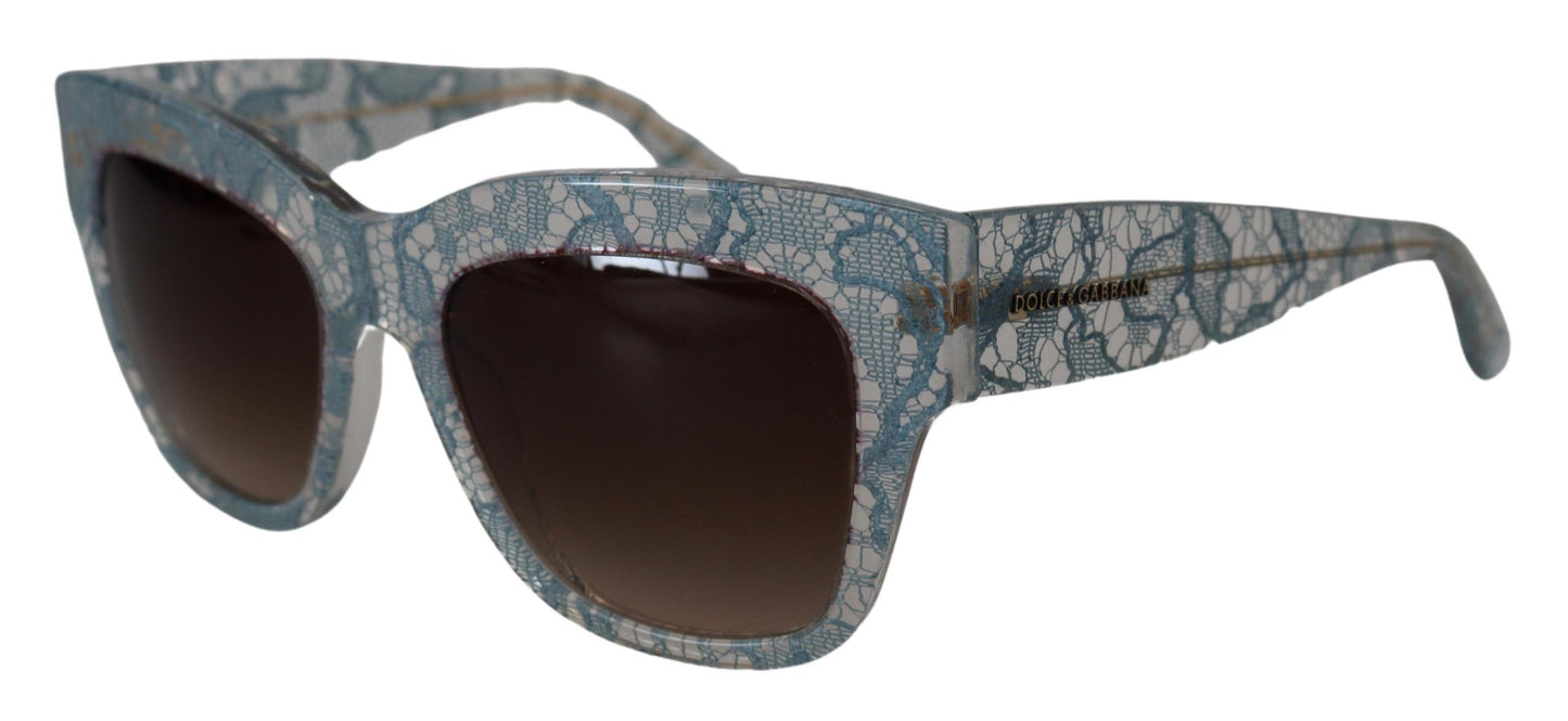 Dolce & Gabbana Blue Acetato Crystal Butterfly Crystal Butterfly O occhiali da sole DG4231