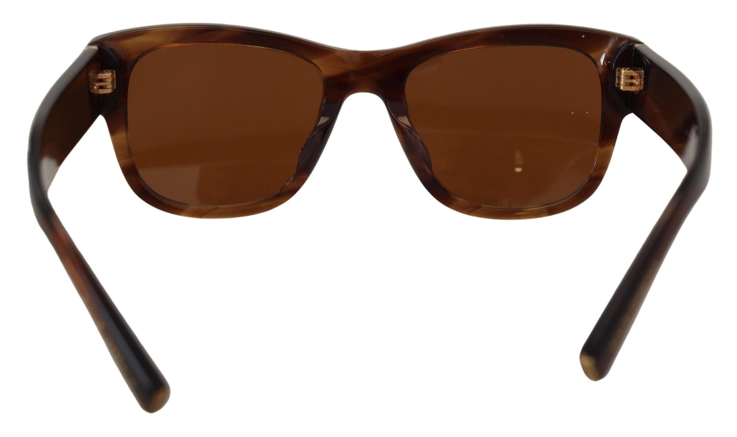 Dolce & Gabbana Brown Square Acetate Frame UV DG4338F Occhiali da sole