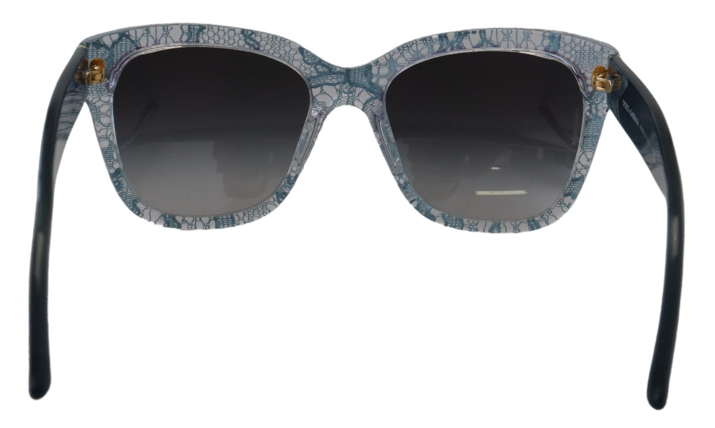 Dolce & Gabbana Blue Lace Acetato Rettangolo sfumature DG4226 occhiali da sole