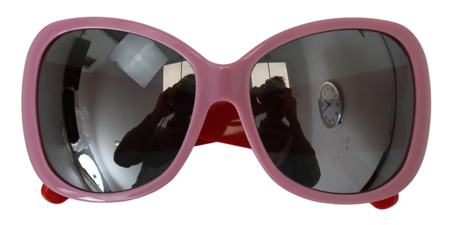 Dolce & Gabbana Pink Plash Plastic Fraple Overini di oversize DG4033