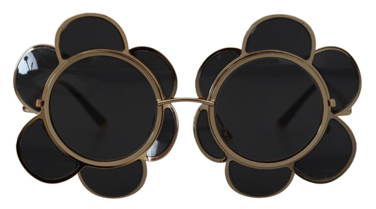 Dolce & Gabbana Black Gold Special Edition Flower Forma DG2201 Occhiali da sole