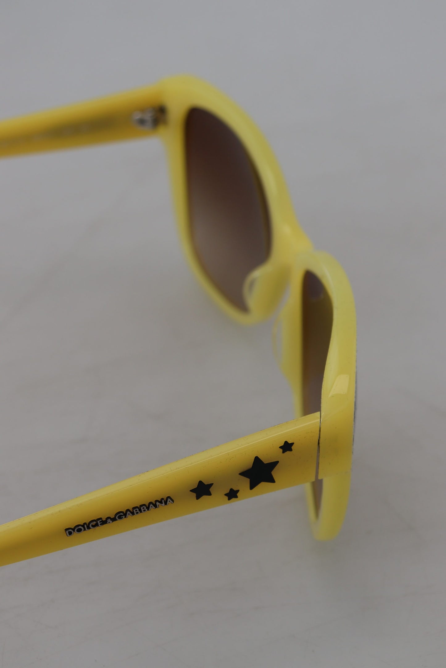 Dolce & Gabbana gelbe Acetat -Rahmensterne DG4124 Sonnenbrille