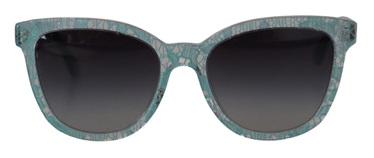 Dolce & Gabbana Blue Lace Crystal Acetat Schmetterling DG4190 Sonnenbrille