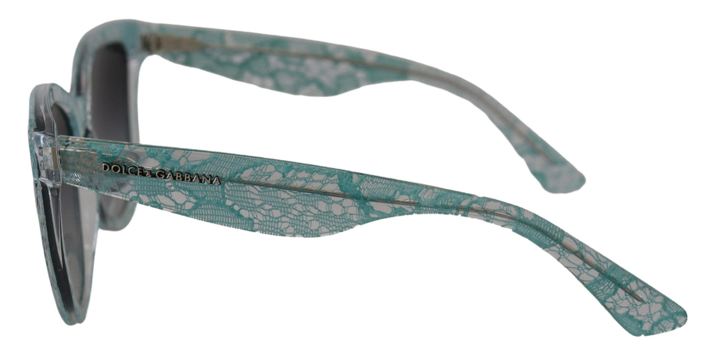 Dolce & Gabbana Blue Crystal Acetate Crystal Acetato DG4190 occhiali da sole