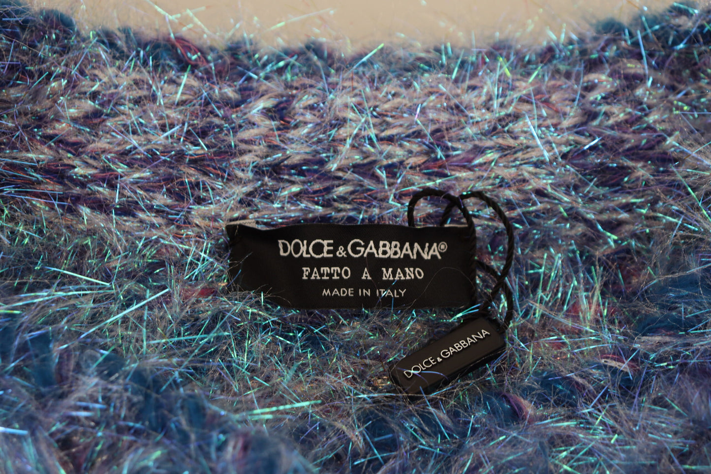 Giacca per cappotto in poliestere multicolore Dolce & Gabbana