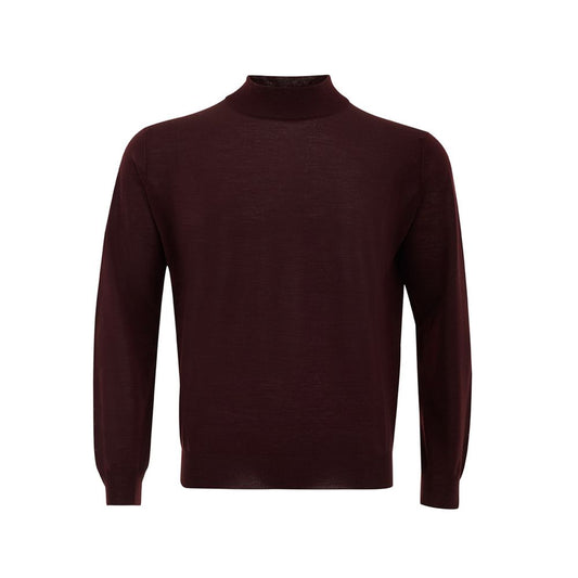 FERRANTE Elegant Red Wool Sweater for Men