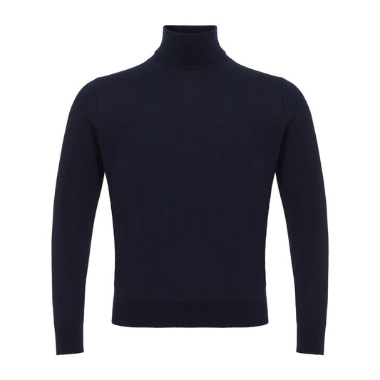 Colombo Elegant Cashmere Sweater in Sophisticated Blue