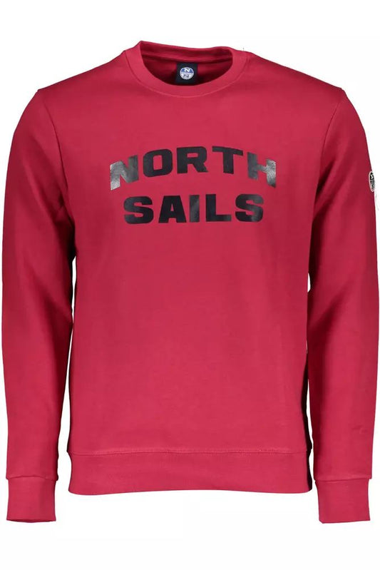 North Sails Chic Pink Printed Crew Neck Sweatshirt