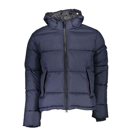 North Sails Eco-Conscious Blue Jacket with Removable Hood