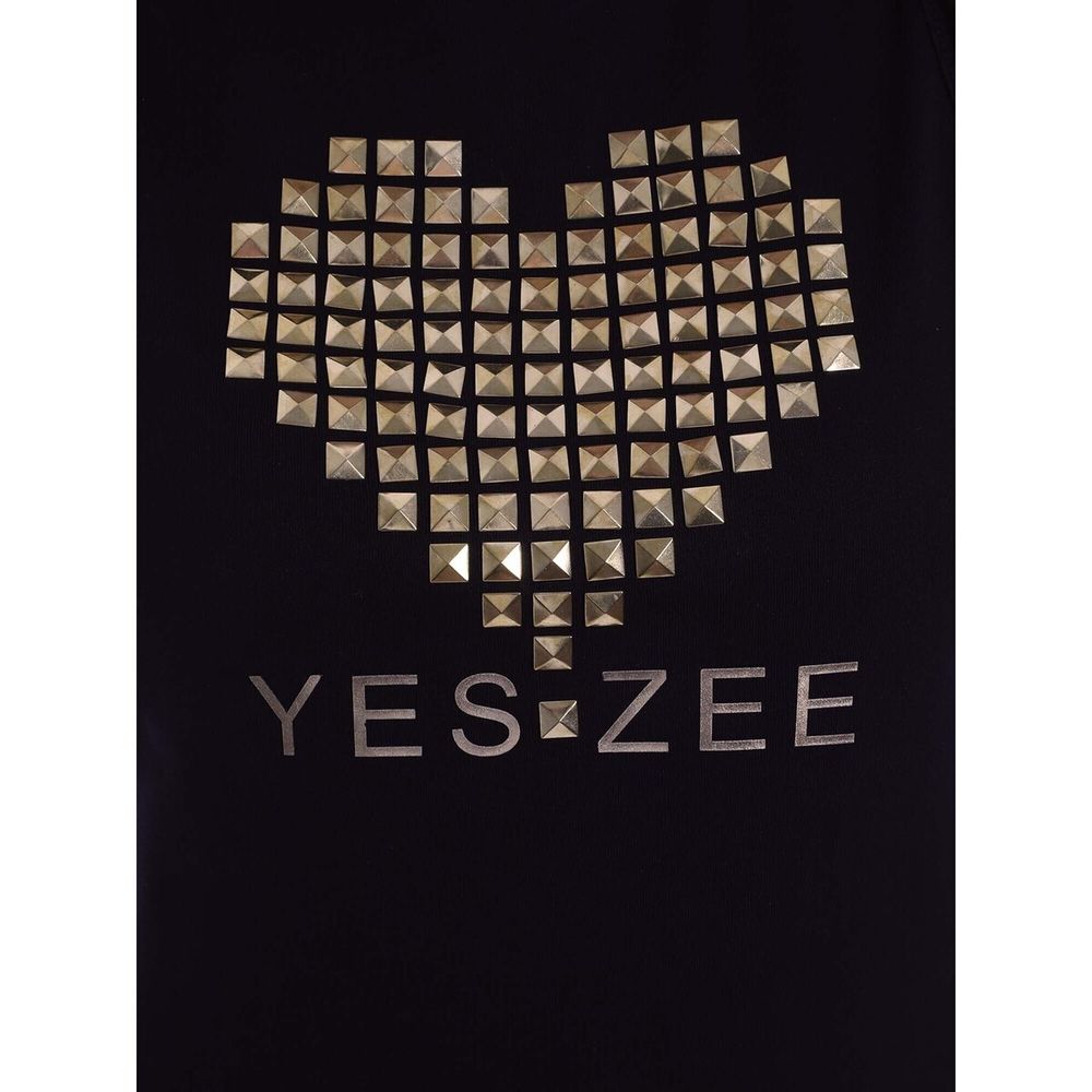 Yes Zee Chic Studded Cotton Tank Top