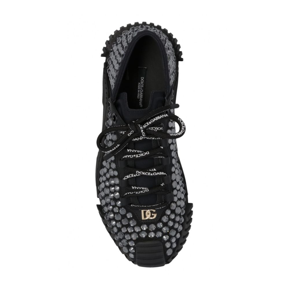 Dolce & Gabbana Black Cotton Sneaker