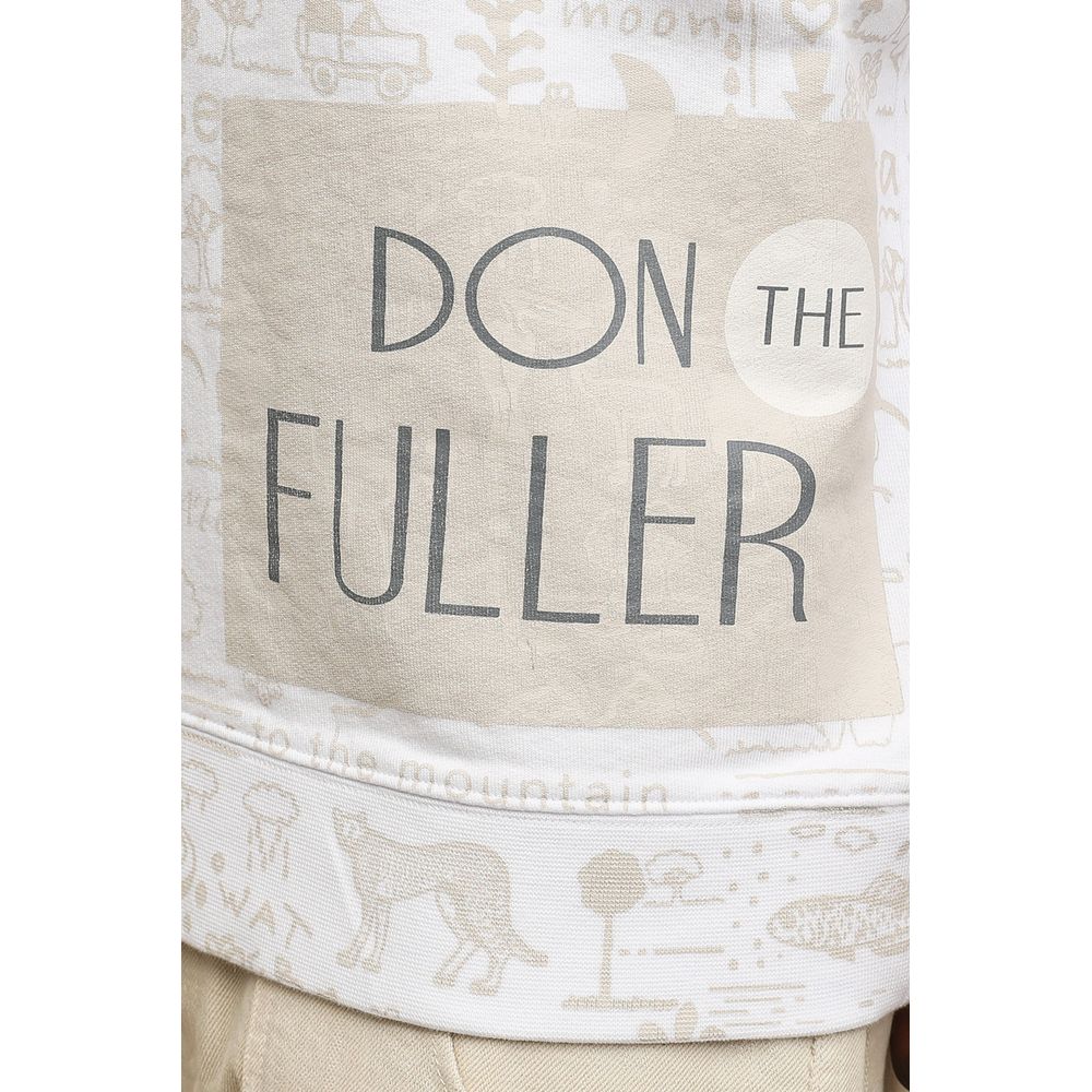 Don The Fuller Chic White Cotton Designer Tee
