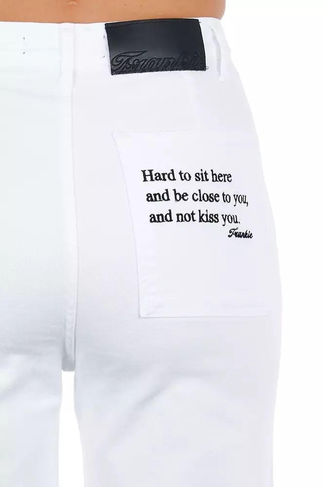 Frankie Morello en coton blanc et pantalon