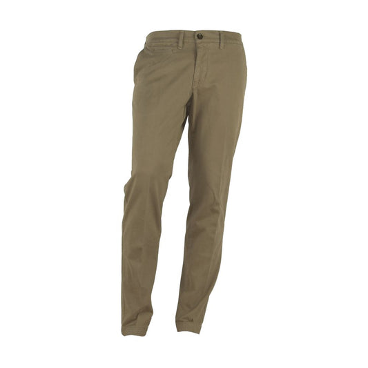 Made in Italia Brown Cotton Jeans & Pant