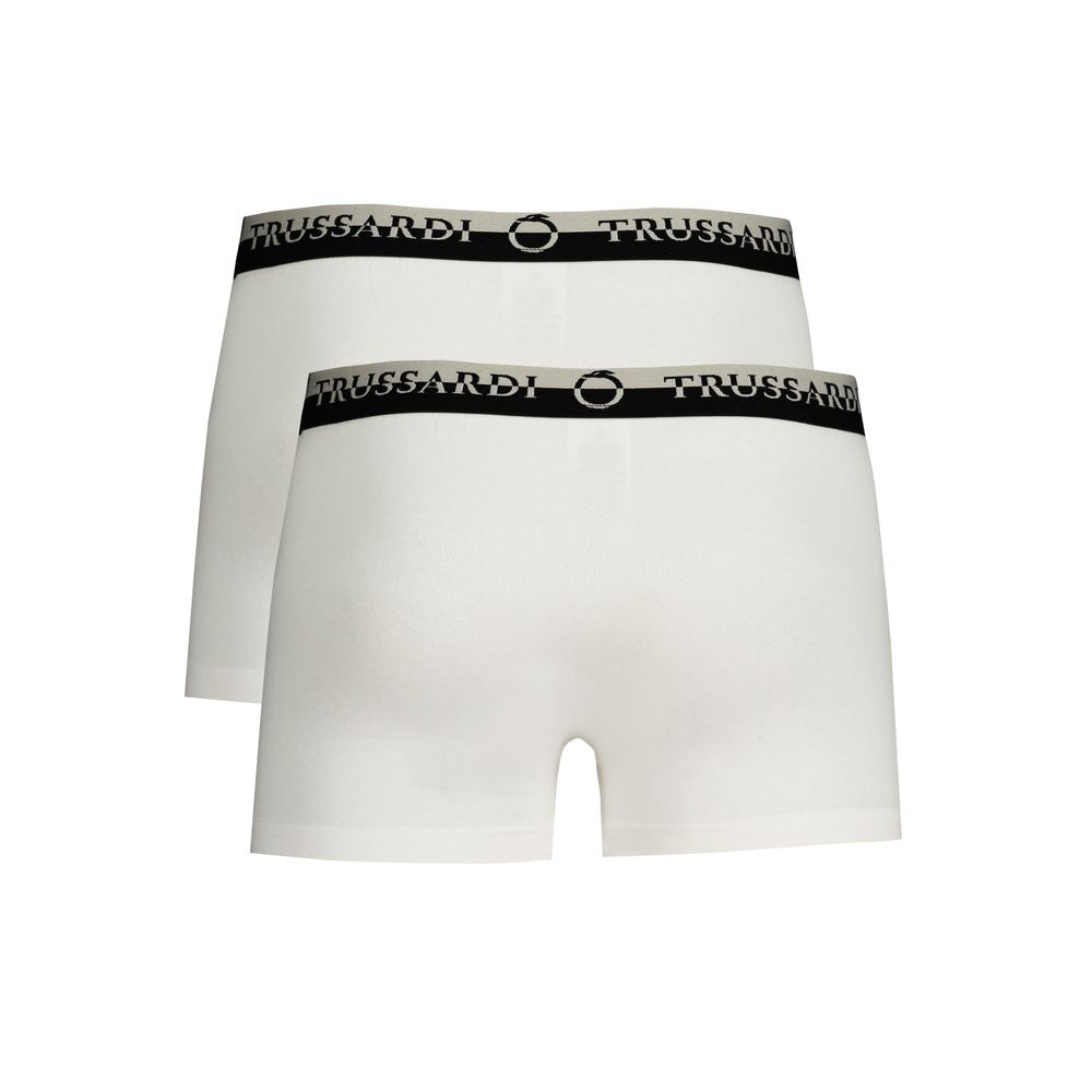 Trussardi White Cotton Underwear