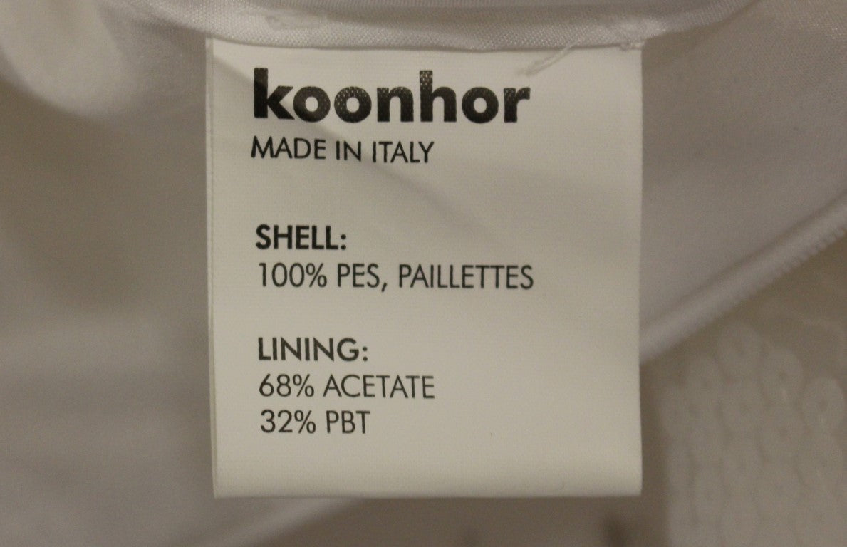 Koonhor jupe crayon droite à paillettes à paillettes