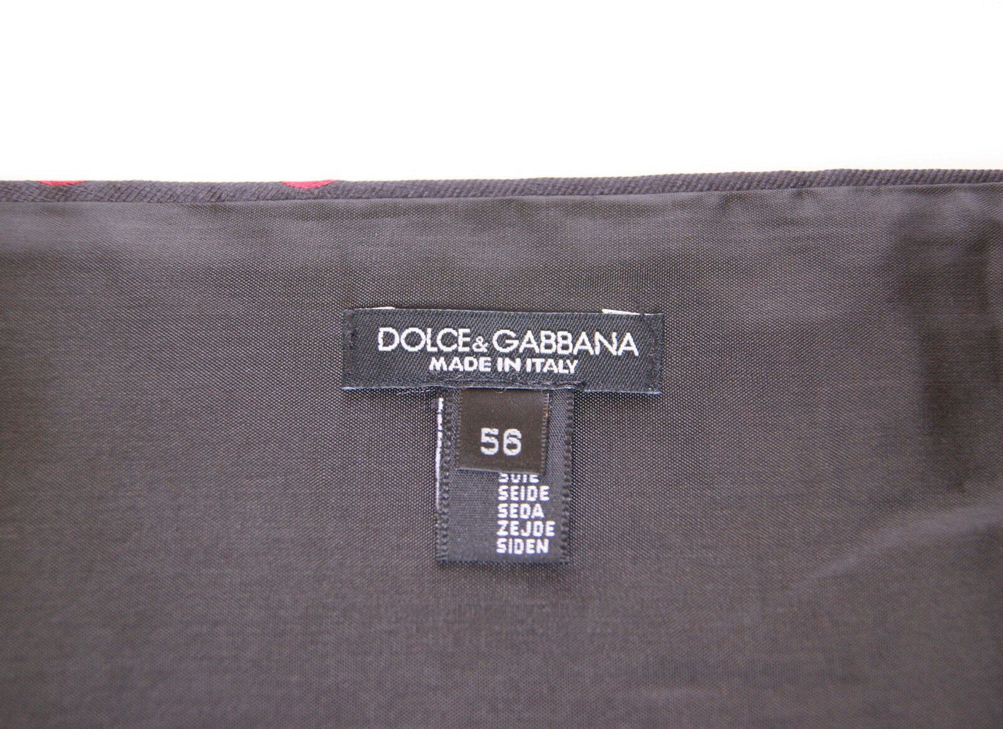 Dolce & Gabbana Black Taille Raucher Smoking Cummerbund Gürtel