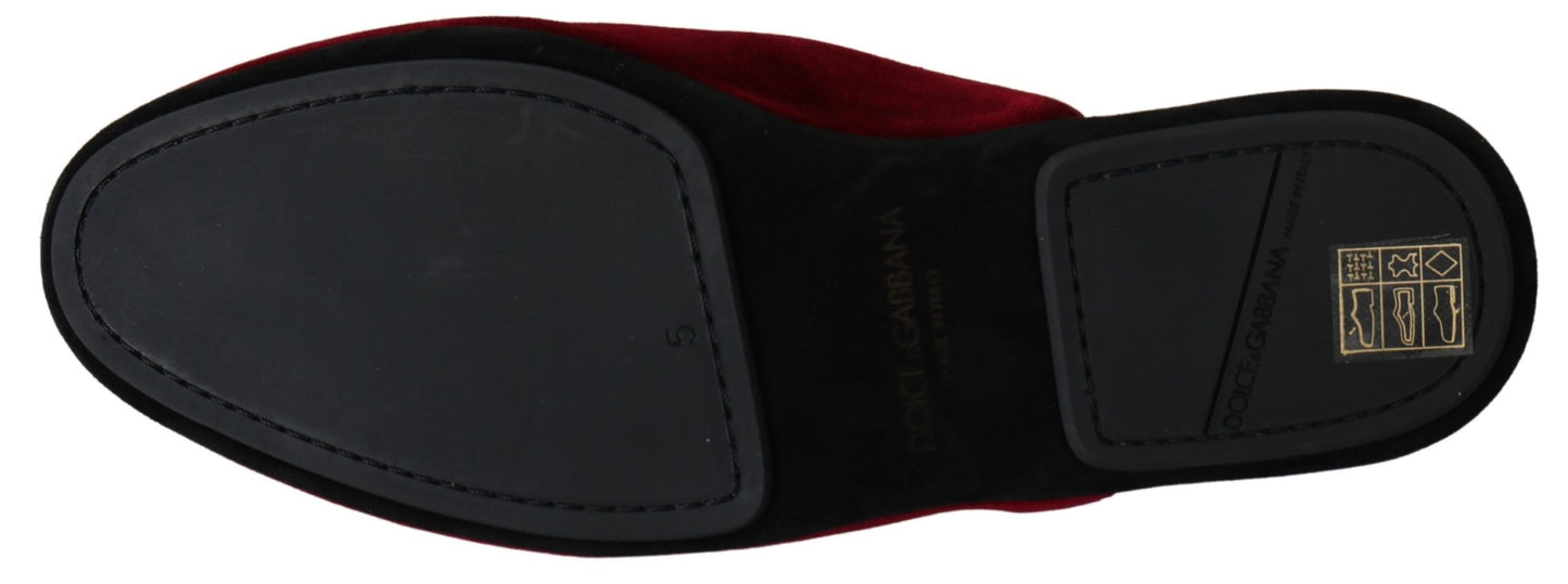 Dolce & Gabbana Red Velvet Sacred Heart Sticker rutschen Schuhe