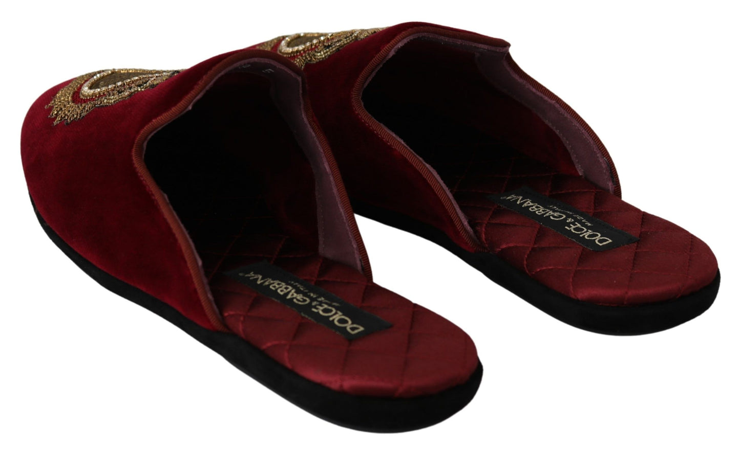 Dolce & Gabbana Red Velvet Sacred Heart Sticker rutschen Schuhe