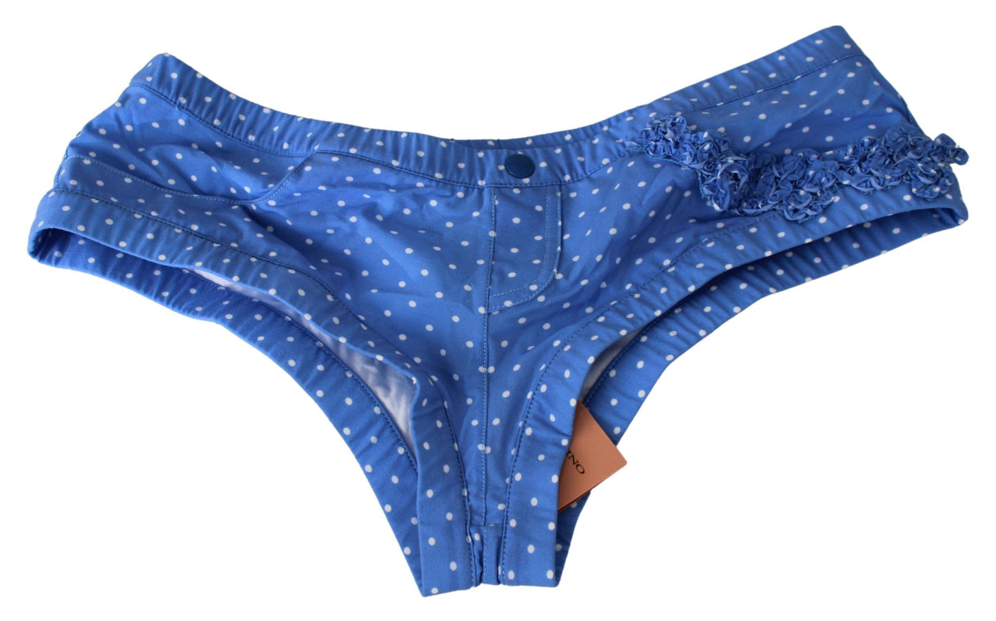 Ermanno Scevino Blue Shorts Beachwear Bikini Bottoms Swimsuit