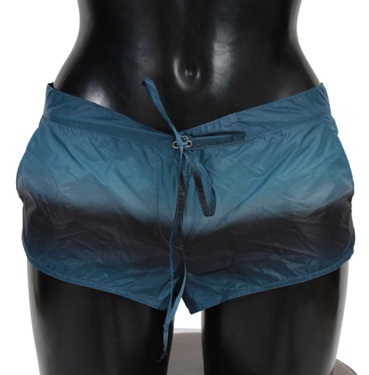 Ermanno Scervino Blue Ombre Shorts Beachwear Bikini Badeanzug