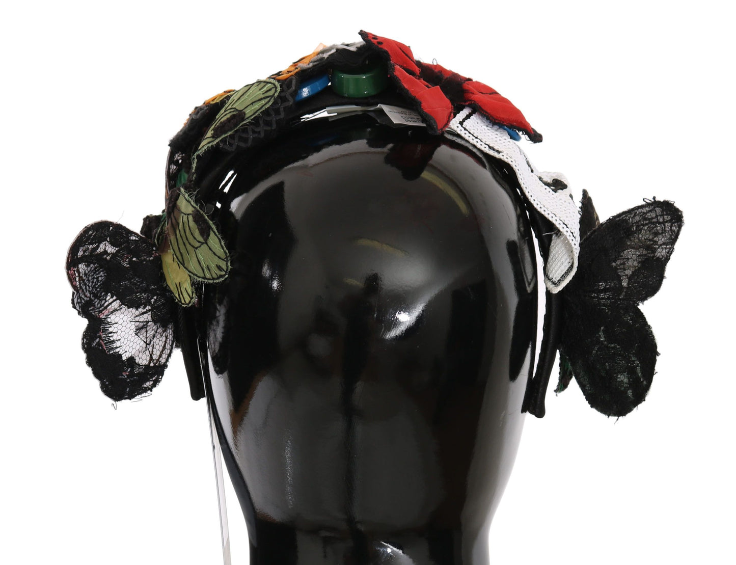 Dolce & Gabbana Tiara Floral Butterfly Paiuglia Diadem Headband