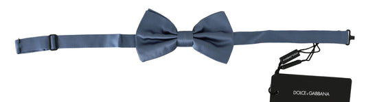 Dolce & Gabbana blu 100% cravatta per papillon regolabile in seta