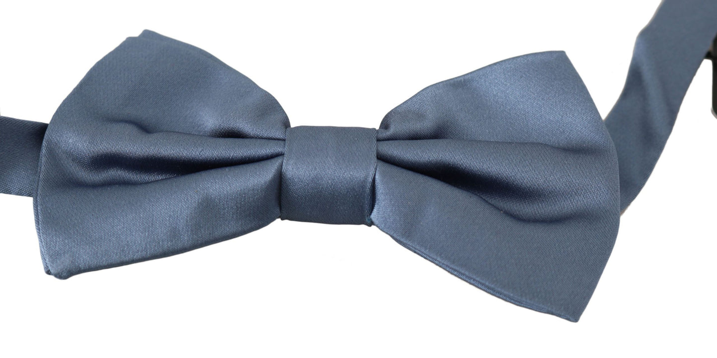 Dolce & Gabbana blu 100% cravatta per papillon regolabile in seta