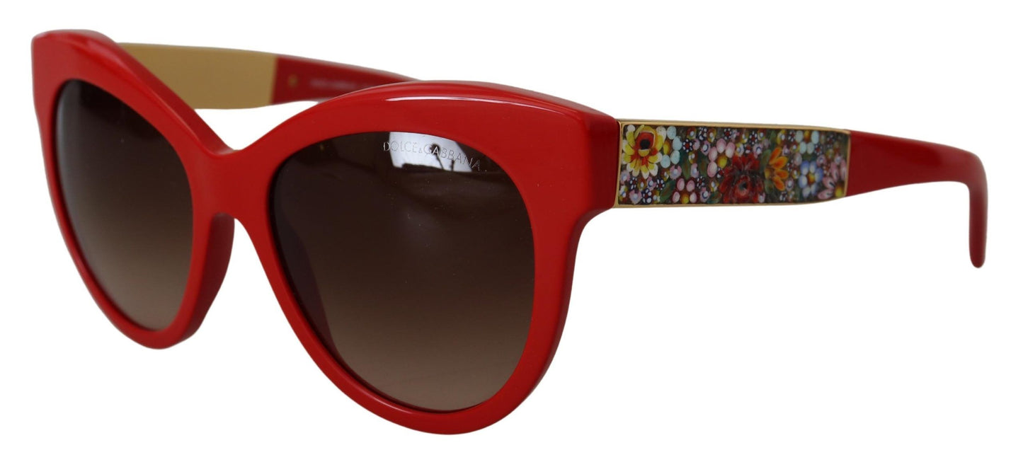 Dolce & Gabbana Red Cat Eye Eye Eye Bram Shades DG4215 Occhiali da sole DG4215