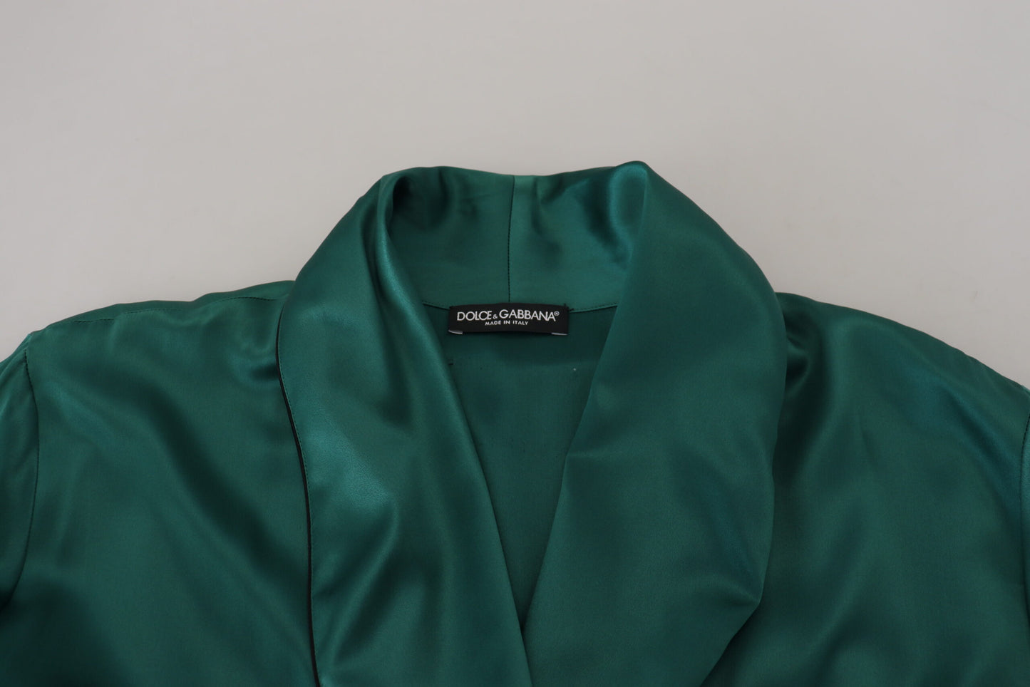 Dolce & Gabbana Green Silk Tail Beltwear