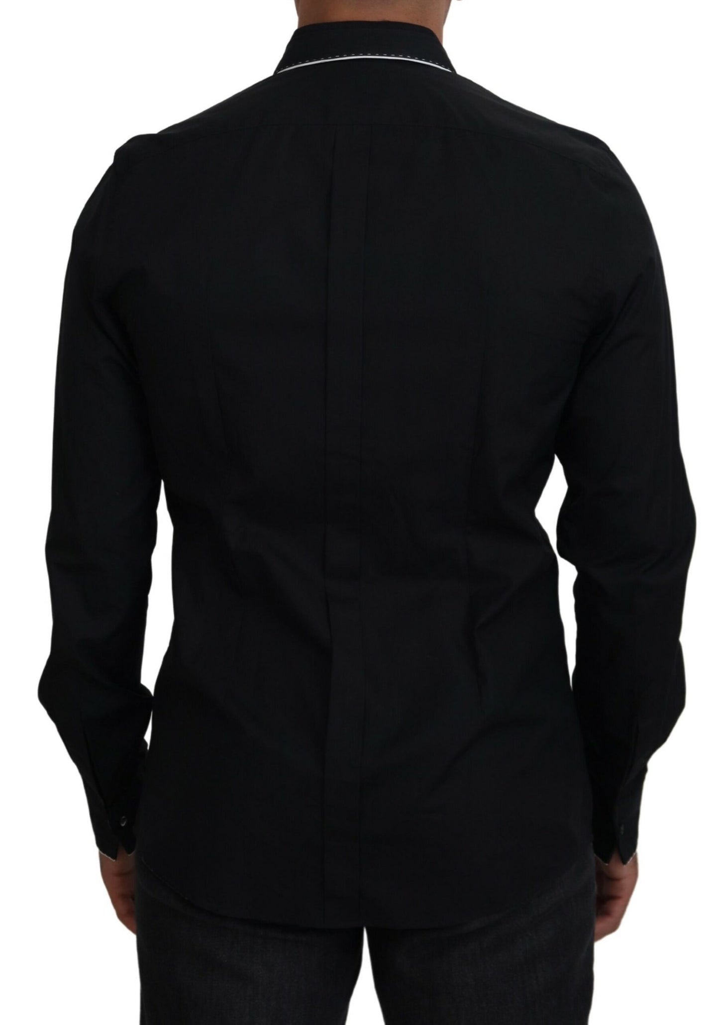 Dolce & Gabbana Elegant Slim Fit Tuxedo Dress Shirt